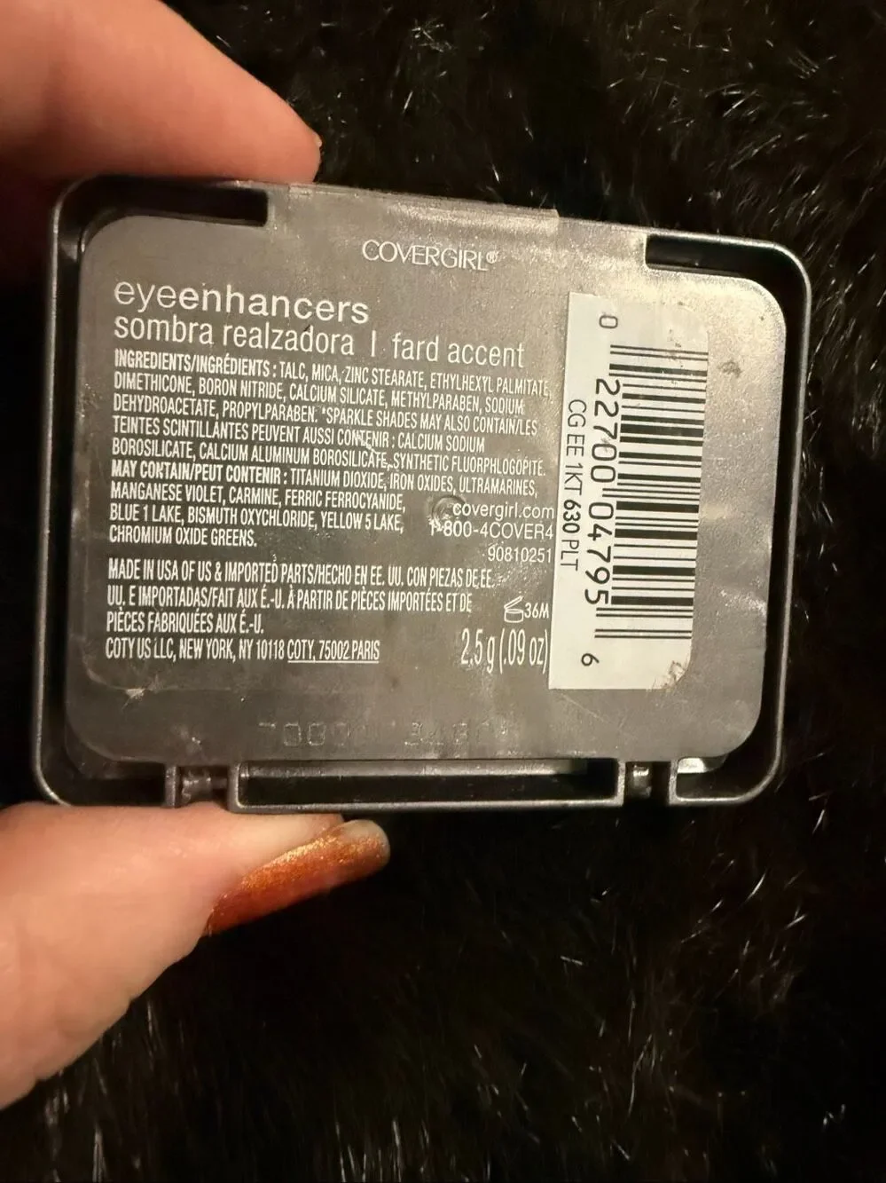Covergirl Eye Enhancers Eyeshadow 630 Platina Blue Tab Orig Formula